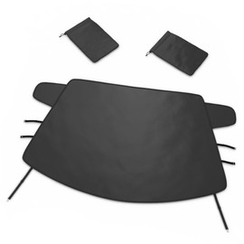 Autotech Park Custom-fit Snow Cover Compatible with 2007-2014 Ford Edge, Windshield Cover Comes with Rear Mirror Cover