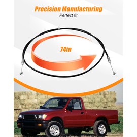 OCHIKI Front Hood Release Cable Fit for Toyota Pickup 1989-1995 4Runner 1990-1995, Hood Latch Lock Release Cable Replace 5363089114 53630-89114 912-439