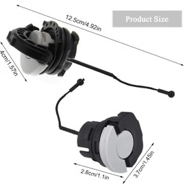 Yuiturt Trimmer Lawn mower Fuel Cap, Chainsaw Oil Filler Cap, Fuel Tank Cap Chainsaw, Tank Fuel Gas Cap, Replacement for Stihl MS210 MS230 MS250 MS360 MS440 MS660, Compatible with Chainsaw Models
