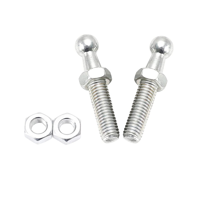 X AUTOHAUX 2 Set 10mm M8x25mm Car Gas Lift Ball