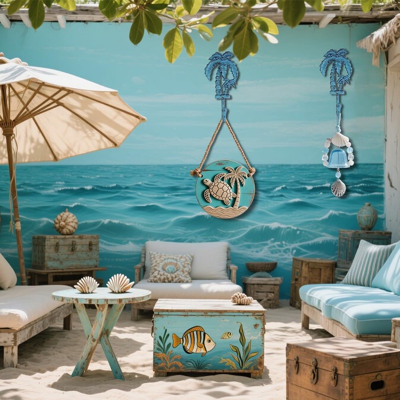 Neletao Palm Tree Cast Iron Wall Hooks Outdoor Towel Hooks