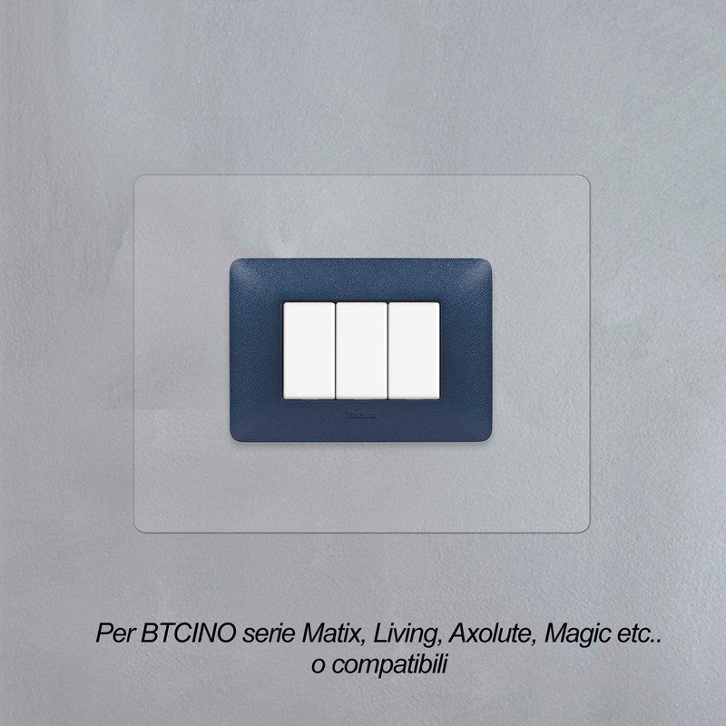 D & D Pack of 5 Transparent Plastic Wall Protectors