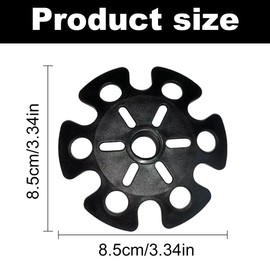 4 Pack Rubber Trekking Pole Tips, Walking Hiking Pole Tips, Universal Carbide Boot Tips, Rubber Foot Guards, Fits Most Standard Hiking Poles