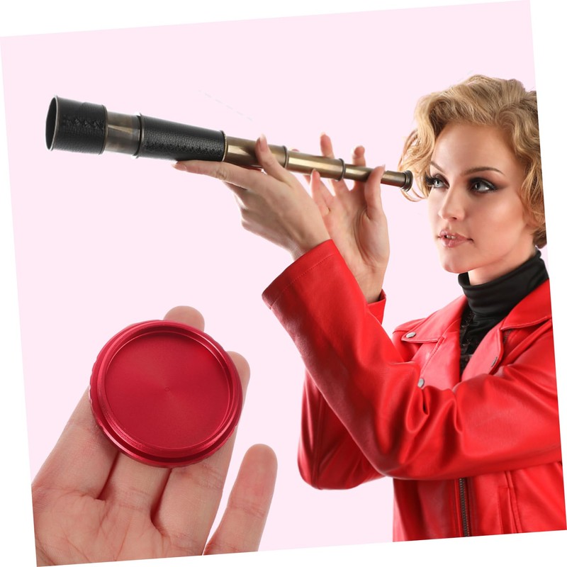 CAXUSD Metal Threaded Dust Cap for Telescope Eyepiece Cover Easy