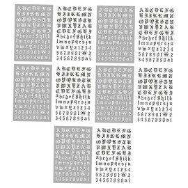 TOVINANNA 5 Pack Geometric Pattern Mandala Nail Stickers Set Manicure Art Supplies