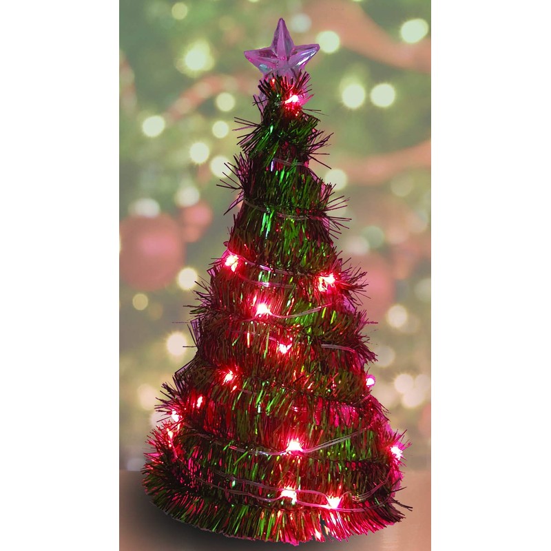 PRODUCTWORKS Tiny Lites Battery Operated Silver Wire Indoor LED Light