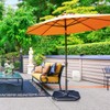 Tangkula 4PCS Cantilever Offset Patio Umbrella Base Weight Stand, 195lbs