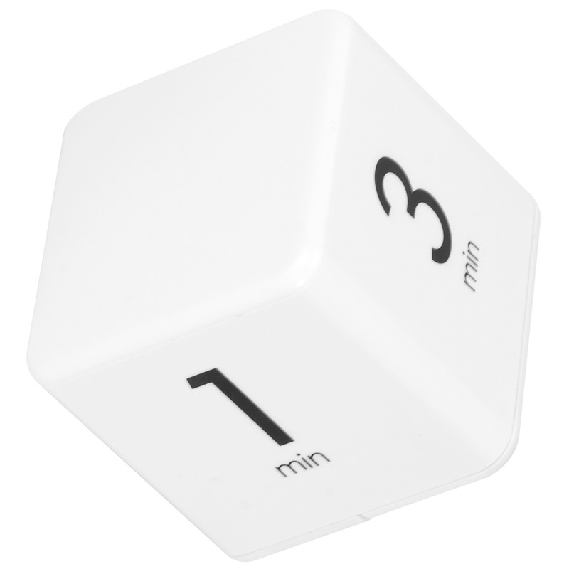 Gravity Sensor Cubic Digital Timer with Display Time Management for