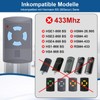 1 x Garage Door Handheld Transmitter for HSE2-868, HSM4-868, HS4-868,