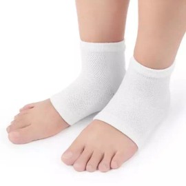 뒤꿈치 뒤꿈치케어 젤 발패드 2세트(화이트) 갈라짐 보습양말 뒷꿈치 Heel Care Gel Insoles 2 Sets (White) Cracked Heel Moisturizing Socks