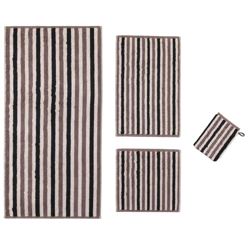 Cawö Home 103 Pepper Hand Towels Tape Stripes 39 Bath