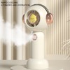 Lovely Handheld Misting Fan with Atomization Function USB Rechargeable Small