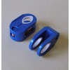 Nishida Clothesline Stopper, Blue, 1.8 x 3.3 x 1.3 inches