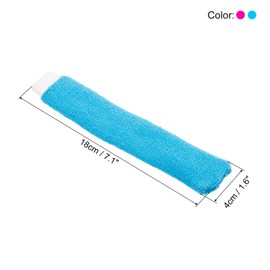 PATIKIL Cotton Feeling Badminton Towel Grip, 4 Pack Nylon Tennis Racket Overgrip Racquet Grip Hand Glue Anti-Skid Sweatband for Golf Bike Handle, Fuchsia/Sky Blue