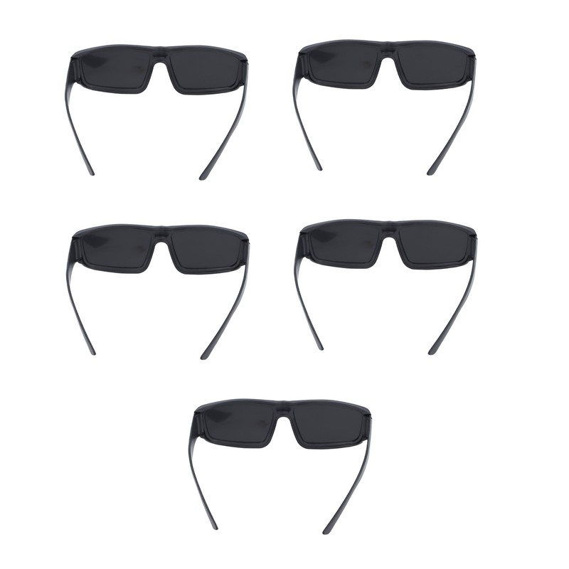 5 Pcs Solar Eclipse Glasses Lightweight Comfortable Portable Sun Viewing