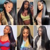 Straight Human Hair wig for Black Women 4x4 HD Lace