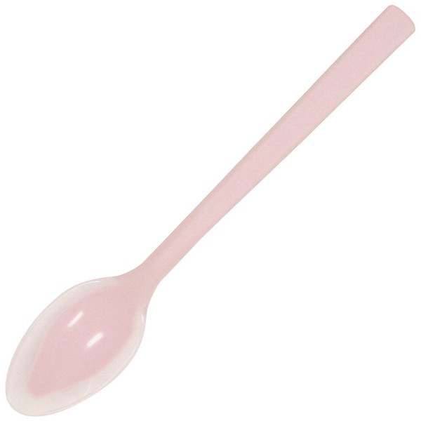 Mouth-friendly Spoon, One Piece Deep Shape, Large, Pink