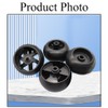 SagaSave Replacement Deck Wheel for Lawn Mowers, 2 Pieces Deck
