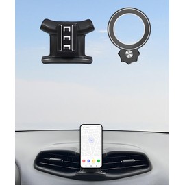 AbeeyGeomarn Magnetism Car Phone Holder for Jeep Renegade 2015-2024 Accessories Compatible with MagSafe Hands-Free 360 Degree Rotation Adjustable Cell Phone Mount Does Not Affect Air Vent