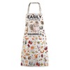 MBMSO Squirrel Apron with Pockets Easily Distracted by Squirrel Gift