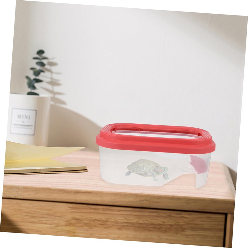 VILLFUL Turtle Tank with Sunbathing Platform Large Aquatic Turtle Habitat