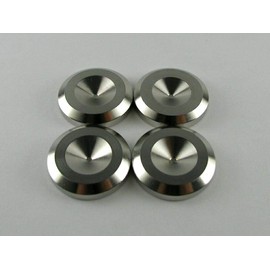 MG-M Insulator Speaker Spike Cradle Metal Silver Stainless Steel Set of 4