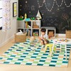 TOWN & COUNTRY PLAY Niko Checkmate Kid's Washable Area Rug,