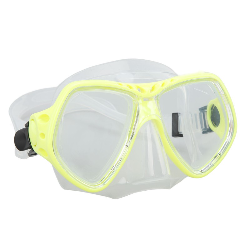 Diving Goggles Swim Glasses Silicone Adjustable Strap Tempered Glass Thickened