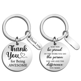 Cxulquvs Coworker Appreciation Gifts Thank You Keychain Best Coworker Gifts Ideas for Women Men Employee Appreciation Gifts for Staff Office Gift for Coworkers Cool Team Gift for Employees