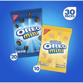 OREO Mini Mix Sandwich Cookies Variety Pack, Snack Packs (30 pk.)