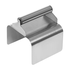 Landscape Curb Trowel, Cement Model Making Trowels with Handle and Putty Knife, Stainless Steel Concrete Curbing Trowel, Mower Edger Trowel for Garden, Lawn, Patio, Sidewalk Paving (Silver 1)