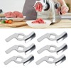 6PCS Meat Grinder Blade Stainless Steel Food Grinding Cutter Metal
