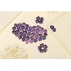 YATOJUZI 20PCS Amethyst Heart Healing Crystals Natural Amethyst Crystal Set