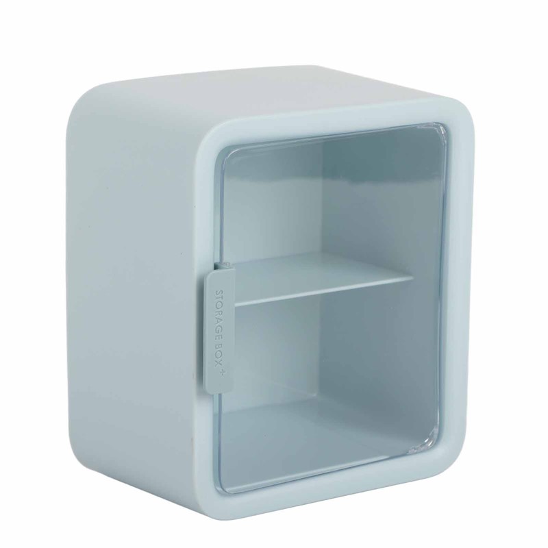 Doll House Room Dollhouse Cabinet Display Box Storage Case 2