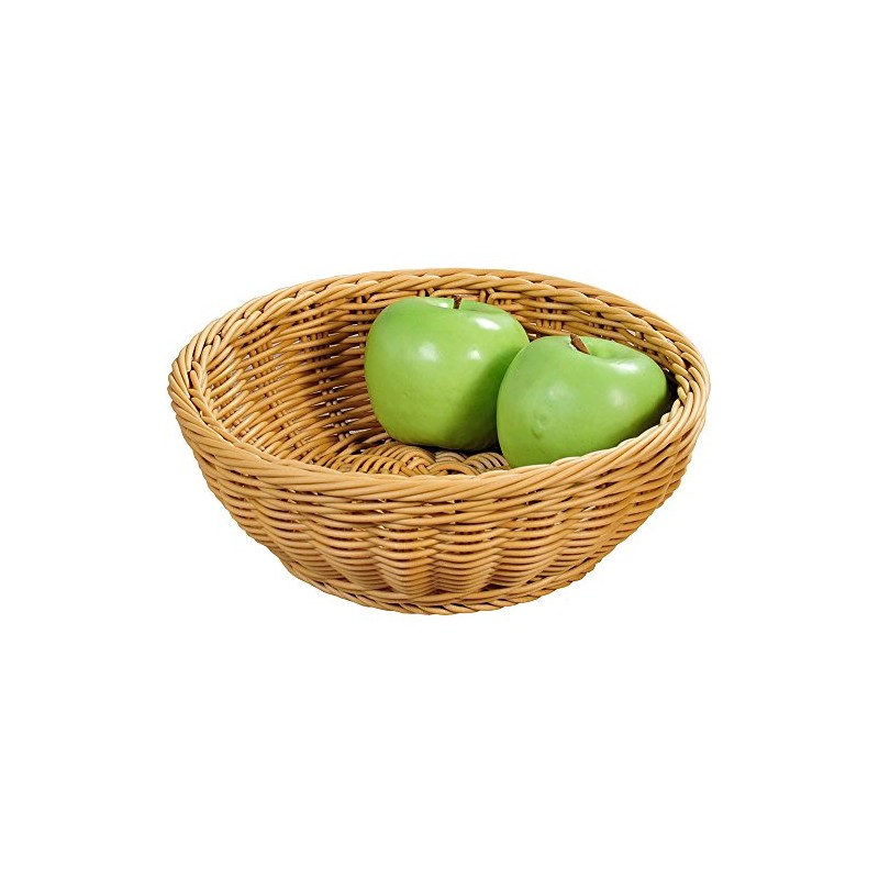 Kesper Fruit/Bread Basket, Plastic, Brown, 24cm