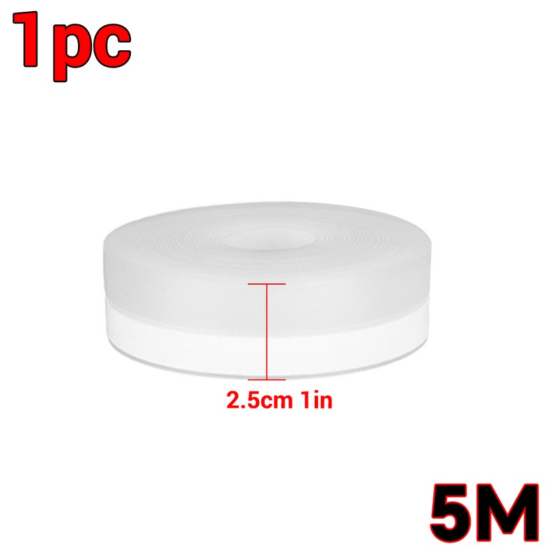 Transparent Door Weather Stripping Seal for Gaps – Flexible Self-Adhesive