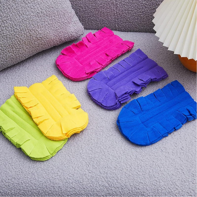 WRINGKIT 15 Pieces Reusable Duster Refill, 360° Heavy Duty Fleece