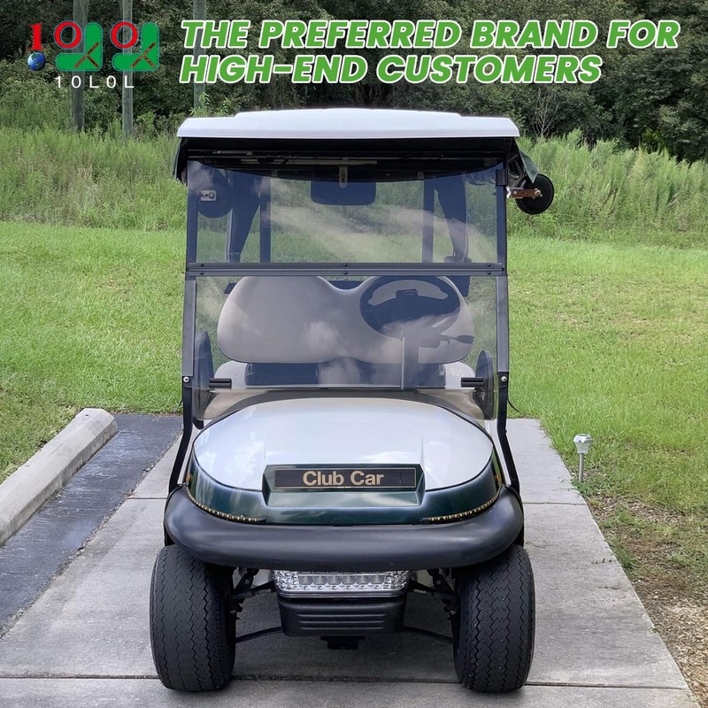 10L0L Golf Cart Windshield Mounting Kit for Club Car DS