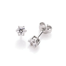Spirit - New York 94000293 Women's Stud Earrings 925 Sterling Silver White, Sterling Silver