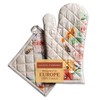 Maison d'Hermine 100% Cotton Oven Mitt & Pot Holder Set