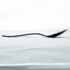 Nagao IKI Dinner Spoon, Indigo & Ink White, 7.5 inches