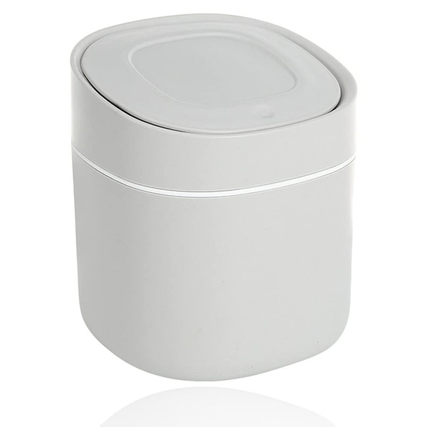 sinzau Table Rubbish Bin, Small Office Waste Bin, 15 x