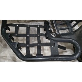 MIKAKE LLC Premium Riveted Nerf Bar Nets for Tusk Alba Honda Yamaha Suzuki Kawasaki Black