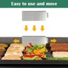 Grease Trap for Blackstone Griddle, Stainless Steel Rear Grease Gate
