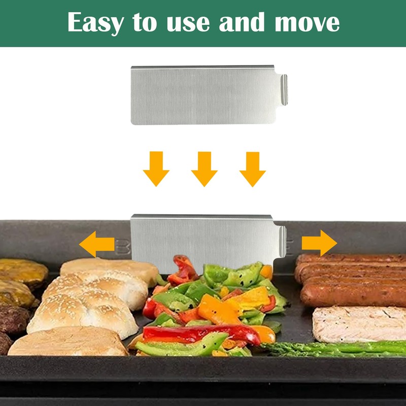 Grease Trap for Blackstone Griddle, Stainless Steel Rear Grease Gate
