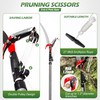 Walensee Pole Saws for Tree Trimming,7.2-27FT Extendable Tree Pruner,Manual Branch