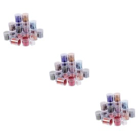 TEHAUX 3sets Nail Art Sequins Fine Glitter Glue for DIY Manicure for Home Salon 20pcs*3