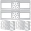 Tellegloww 24 Pcs New Construction Mounting Plate 3/4/6 Inch LED