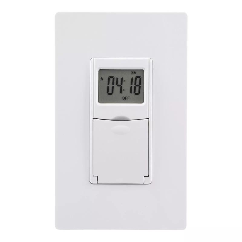 DEWENWILS Indoor Wall Timer Switch fit Lights Fans Digital Timer