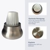 Provance Stainless Steel Mushroom Brush, Soft Bristles, 40g, Silver